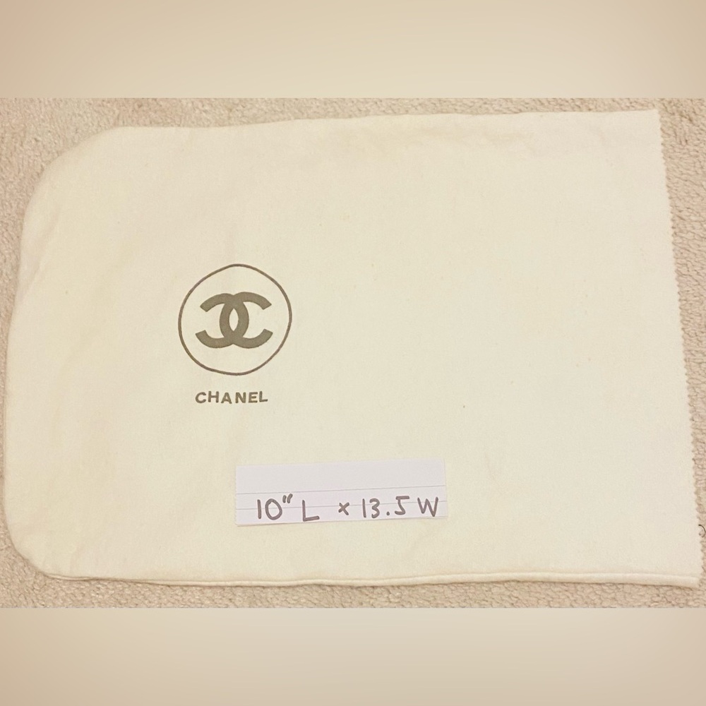 CHANEL Black Dust Bag Chanel Small Dust Bag Wallet Mini Bag Vtg Chanel Dustbag